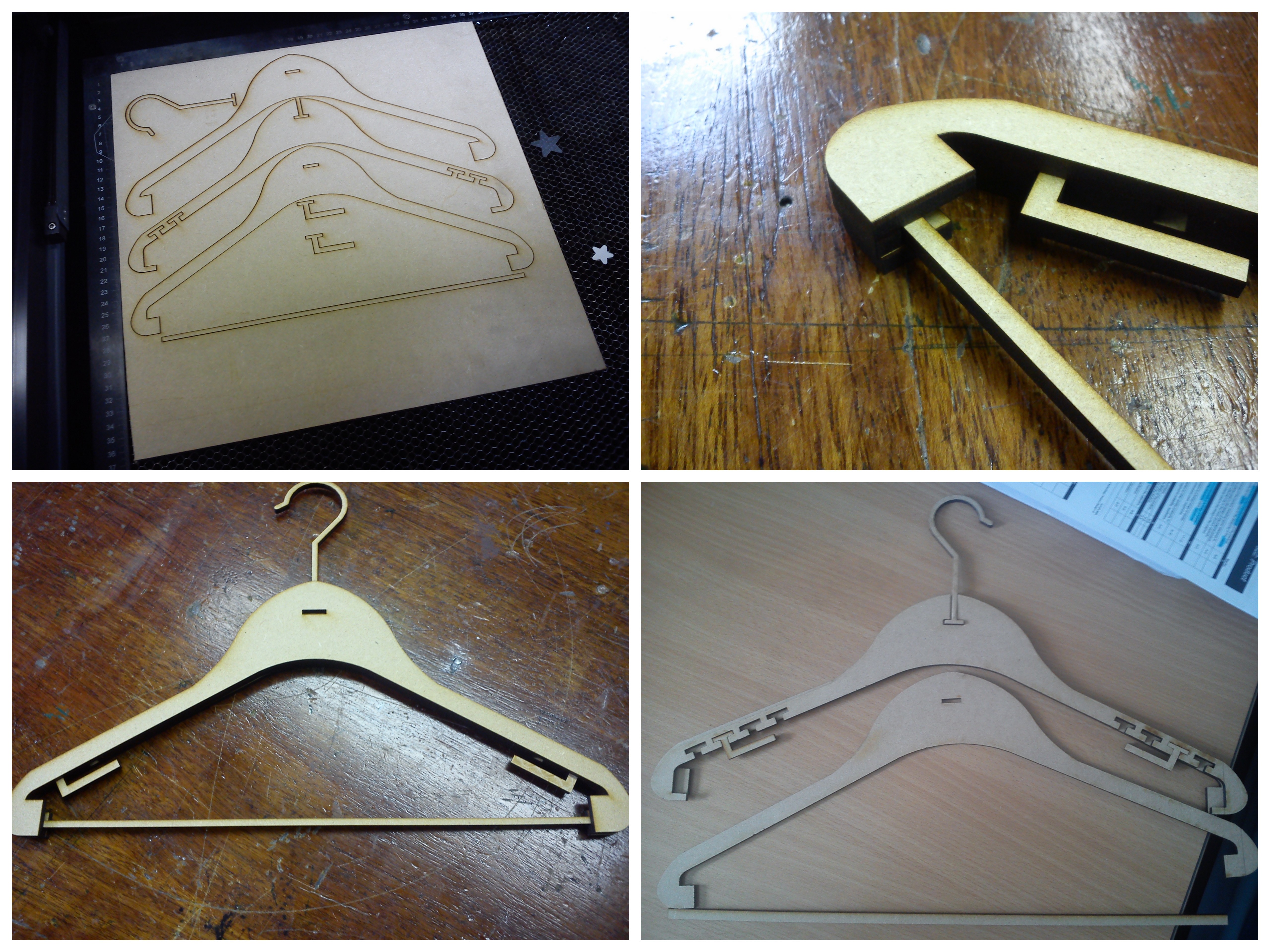 Pictures of my AS Product Design Configurable Coat Hanger